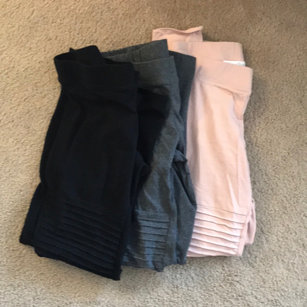 Lot of 3, size L Moto leggings